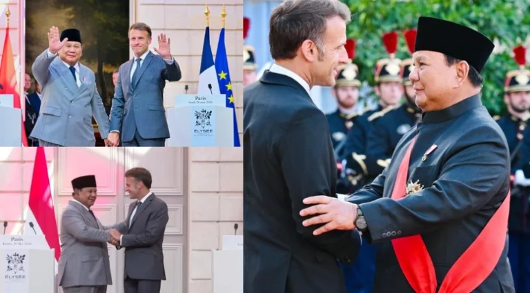Presiden Prabowo Subianto bertemu Presiden Emmanuel Macron di Istana Élysée Paris membahas kerja sama pendidikan dan bahasa Prancis