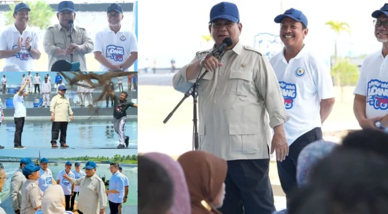 Presiden Prabowo Subianto bercanda soal reshuffle Zulhas saat kunjungan kerja di Kebumen