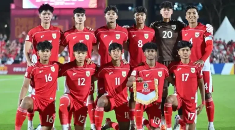 Pemain Timnas Indonesia U19 merayakan gol saat mengalahkan Myanmar 3-0 pada laga Grup A Piala AFF U19 2026 di Stadion Utama Sumatera Utara