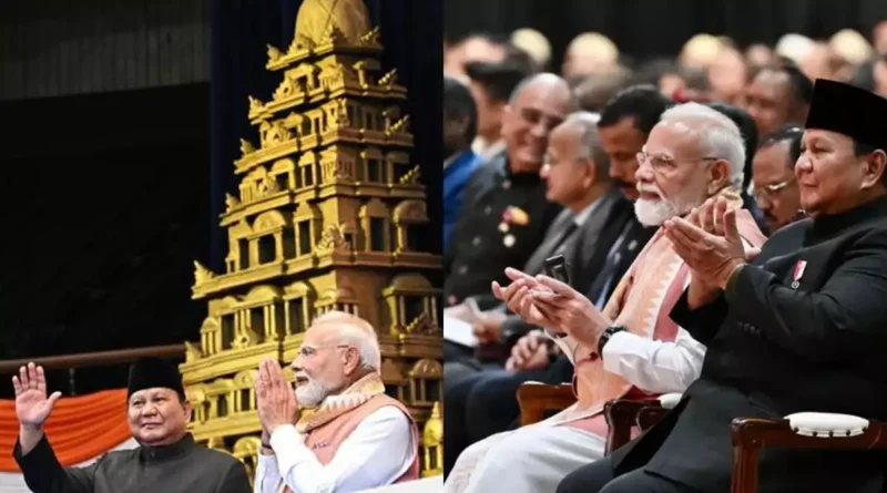 Presiden Prabowo Subianto menganugerahkan Bintang Adipurna kepada Perdana Menteri India Narendra Modi di JICC Jakarta.