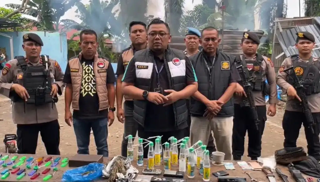 Bandar Narkoba di Deli Serdang Ditangkap, Lapak Dibakar